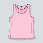 sleeveless pink tank top image